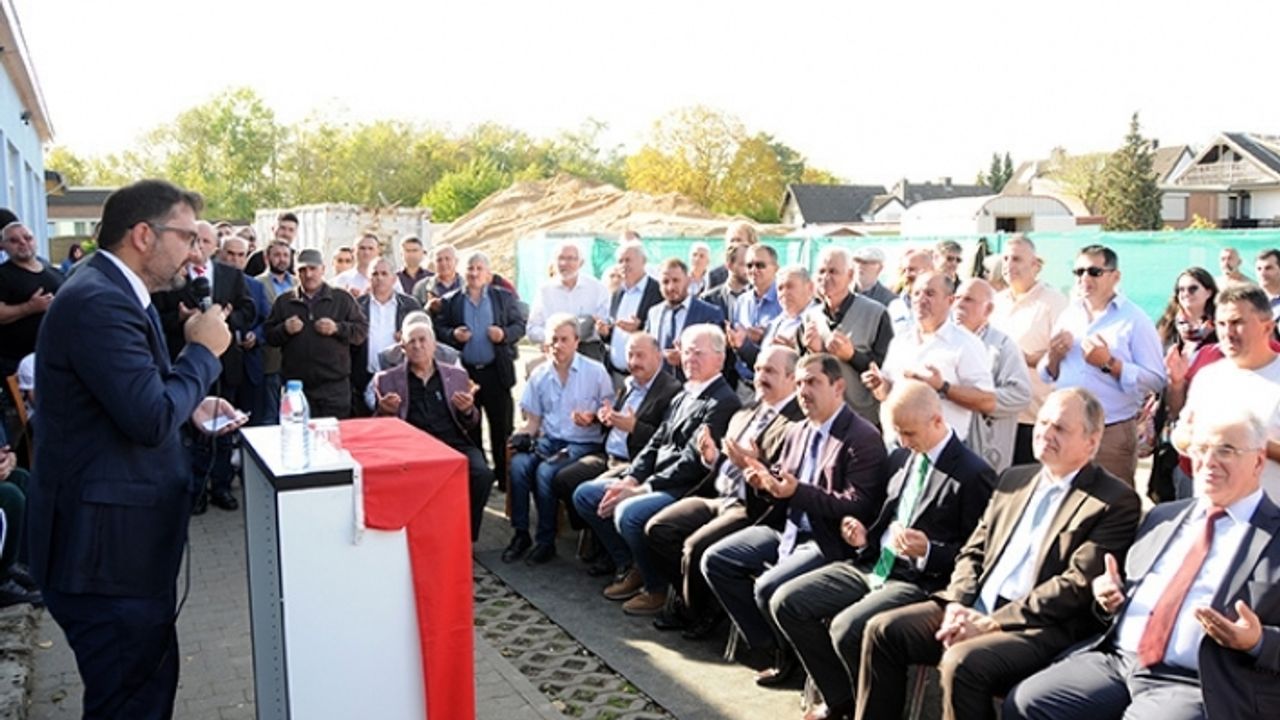 Bergheim DİTİB Yeni Camii ve Kültür Merkezi’nin temeli atıldı