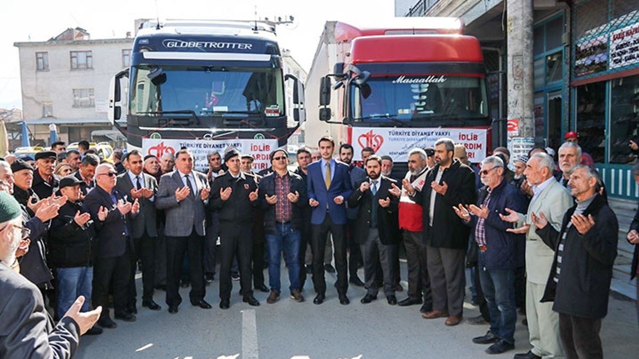 Karapürçek'ten İdlib'e insani yardım