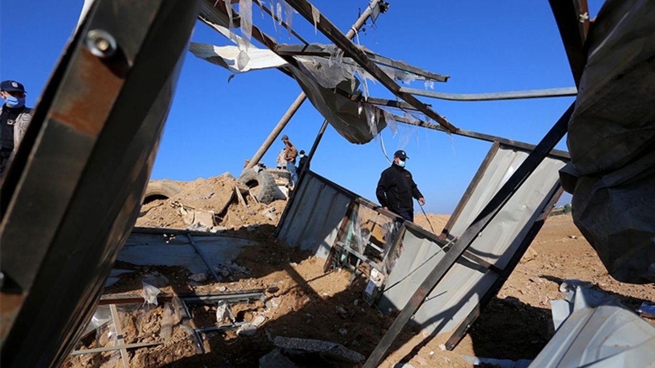 İşgalciler Gazze'ye hava saldırısı düzenledi