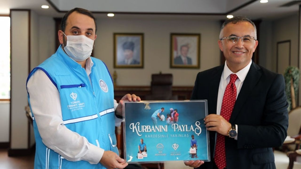 Vali Çeber: TDV'nin kurban kesim organizasyonuna halkımızın ilgisini bekliyoruz