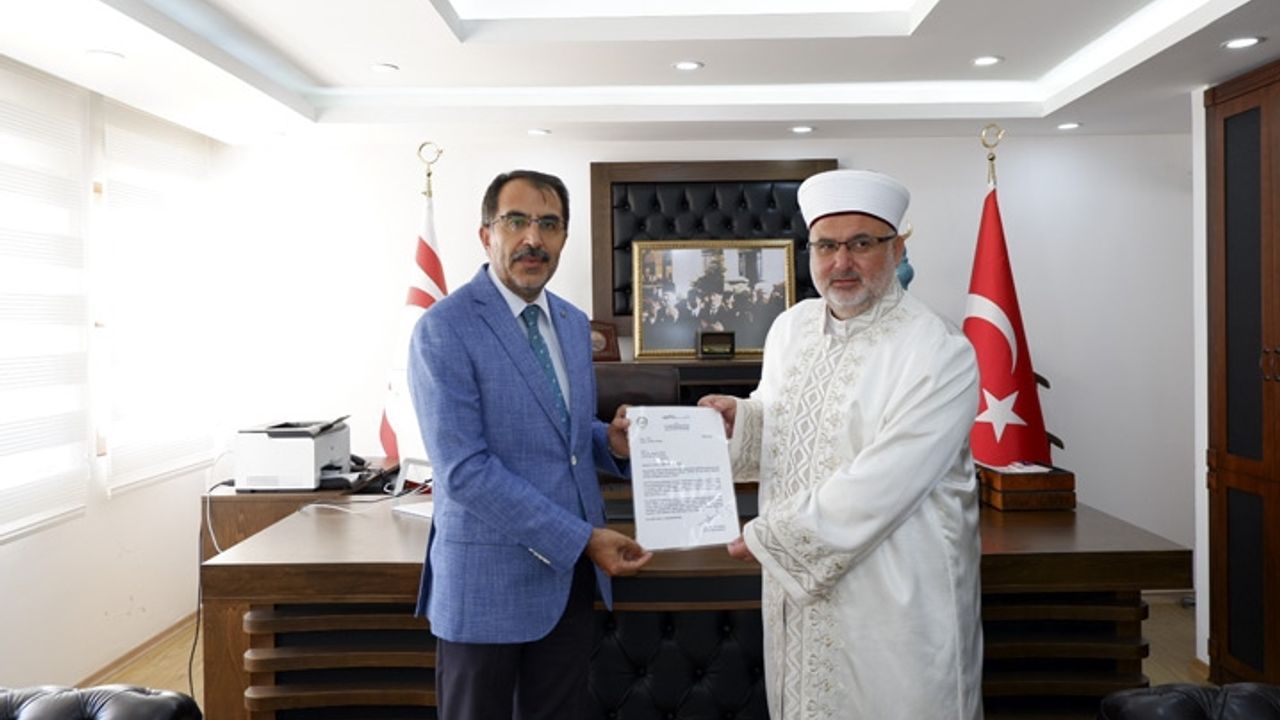 Başkan Erbaş’tan KKTC Din İşleri Başkanına tebrik mektubu