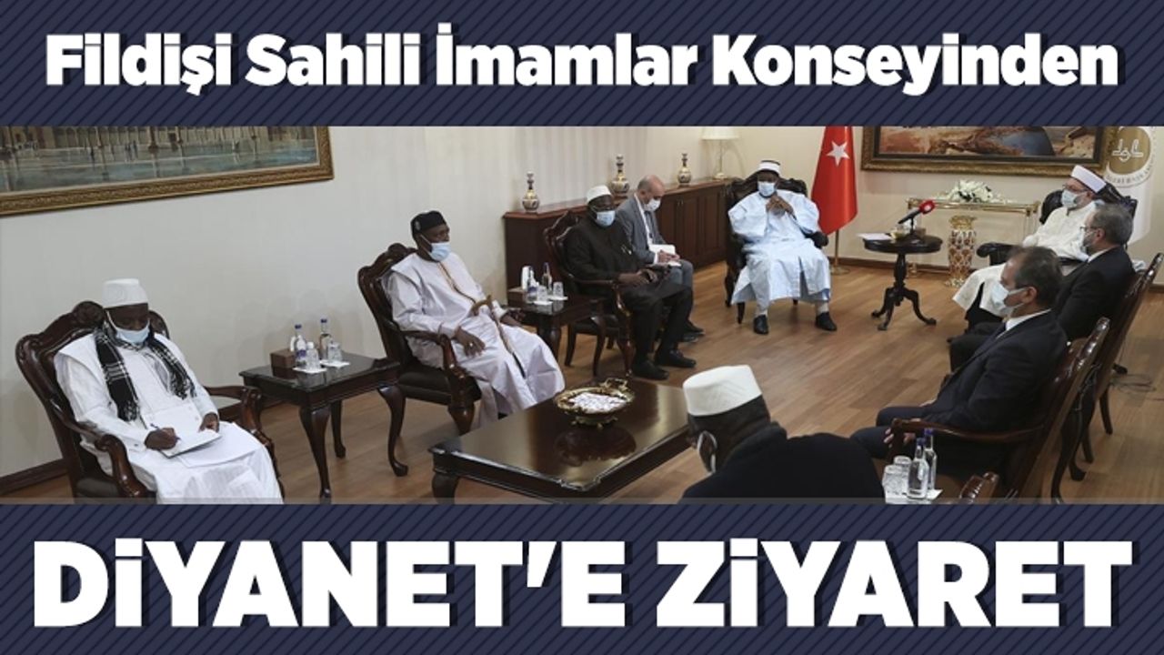 Fildişi Sahili İmamlar Konseyi'nden Diyanet'e ziyaret