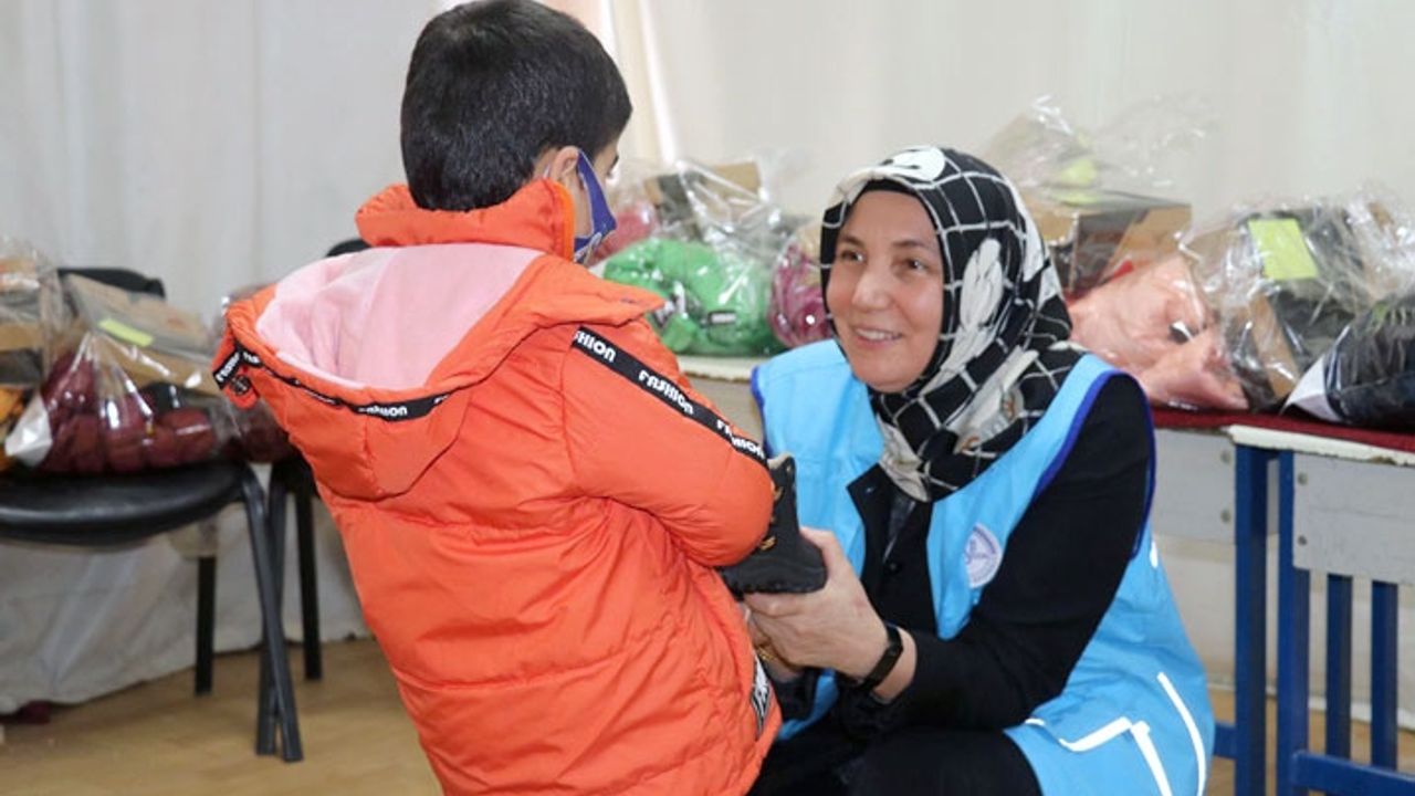 Gaziantep'te minikler, 'Kış Bayramı' ile ısınıyor