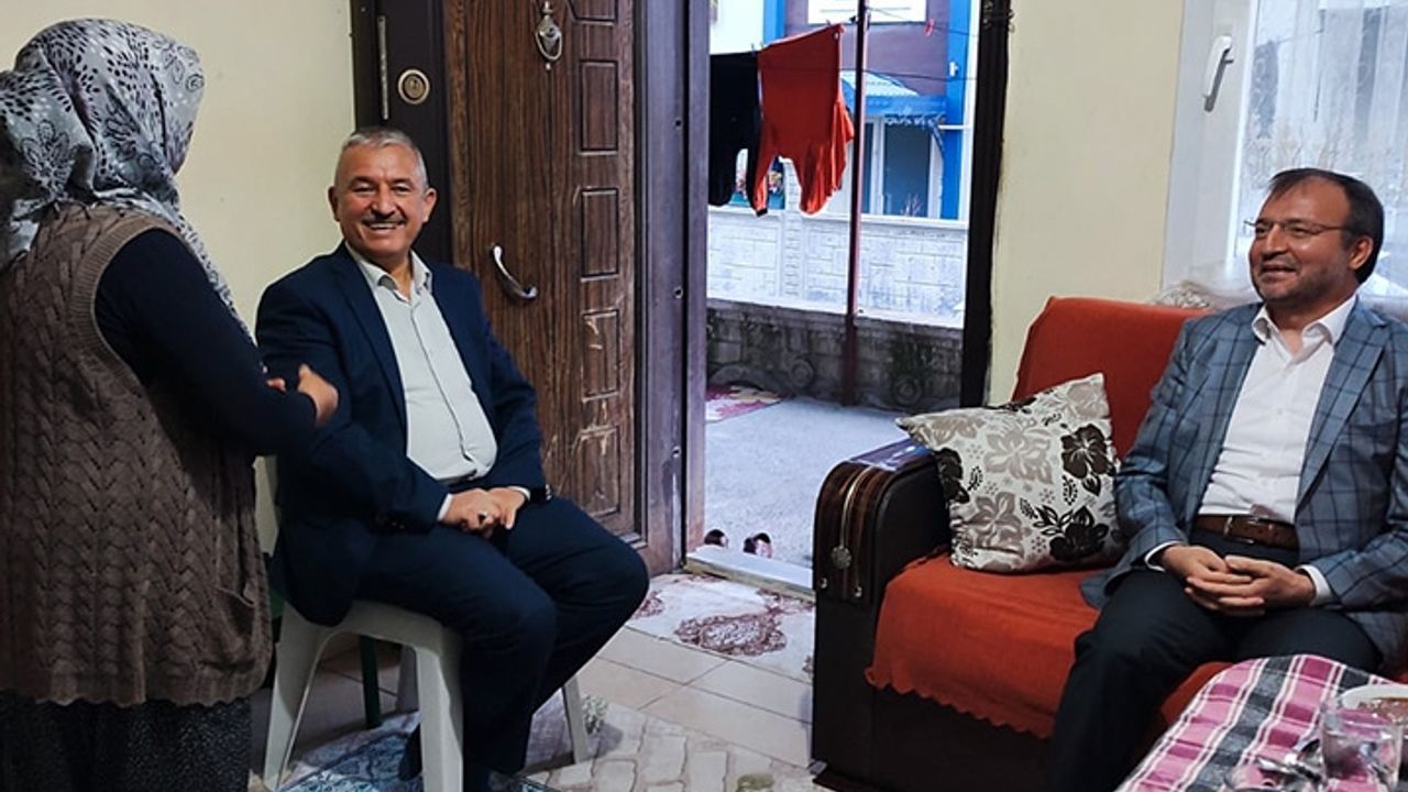 Müftü Can vatandaşın sofrasına konuk oldu