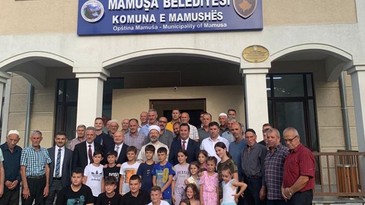 Diyanet İşleri Başkanı Erbaş'tan Mamuşa'ya ziyaret