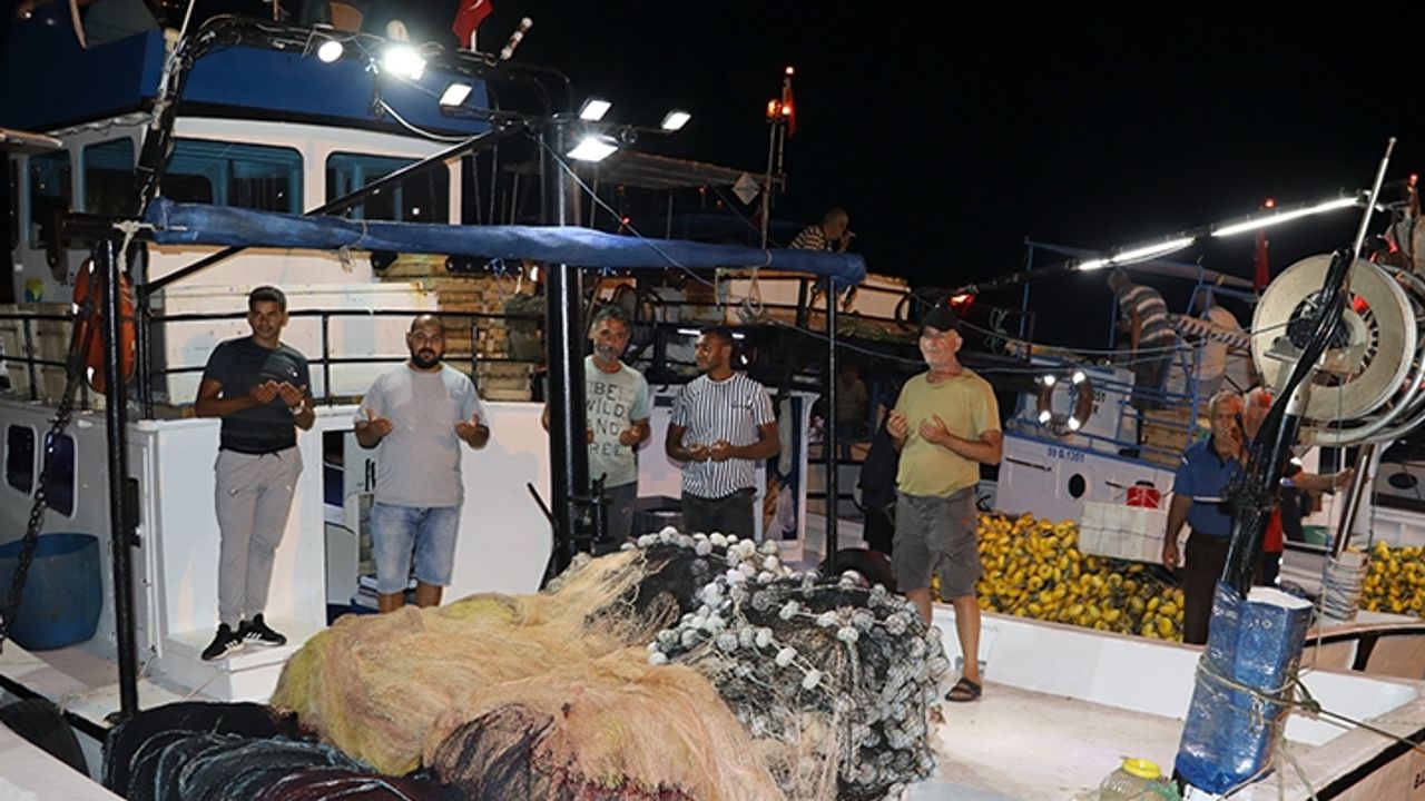 Su Ürünleri Av Sezonu dualarla açıldı