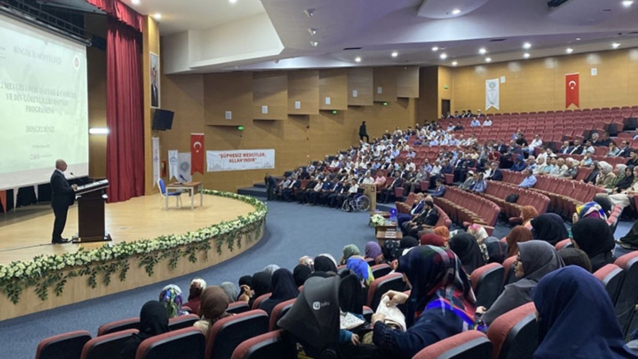 Bingöl’de 'Mevlid-i Nebi' konferansı
