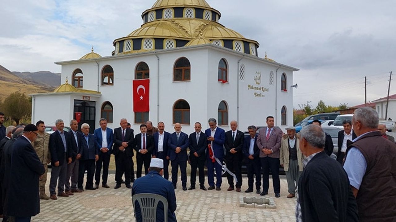 Maden Kartaldere Köyü Camii dualarla açıldı