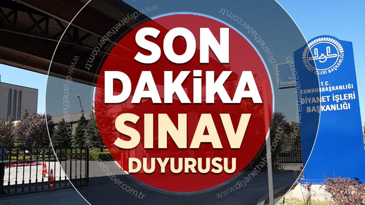 Murakıplık sınavı yer ve tarih duyurusu