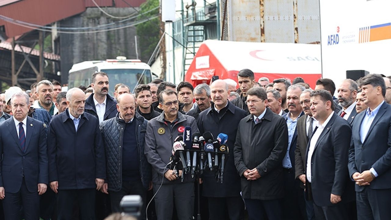 Soylu: Amasra'daki maden kazasında 40 işçi şehit oldu
