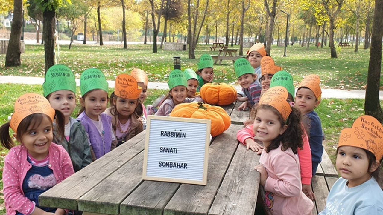 4-6 yaş Kur'an kurslarında sonbahar etkinliği