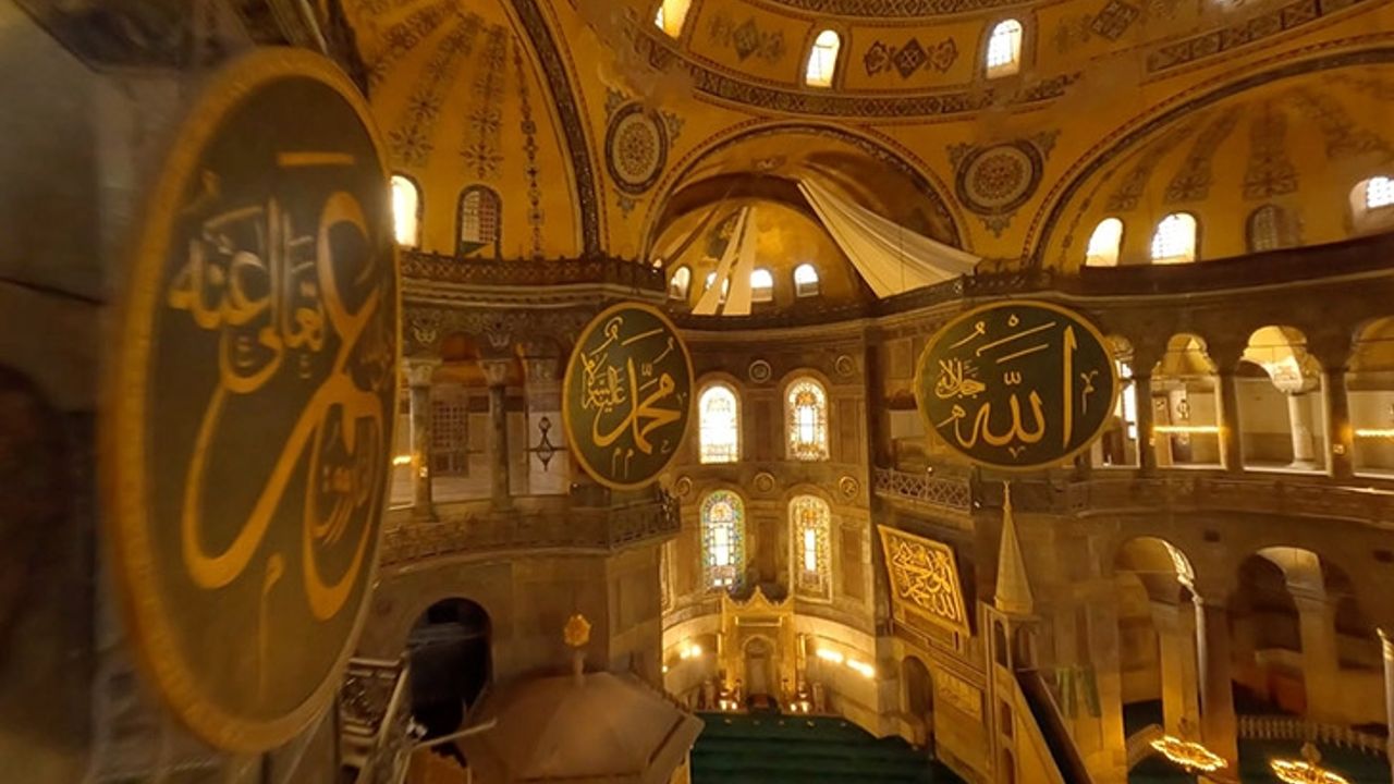 Ayasofya-i Kebir Cami-i Şerifi'nin FPV dron görüntüleri büyülüyor