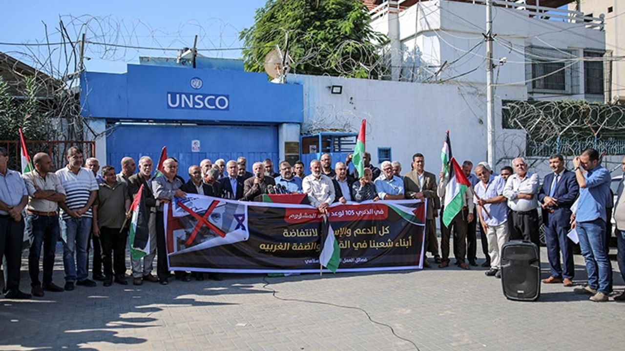 Filistinliler, Gazze'de Balfour Deklarasyonu'nu protesto etti