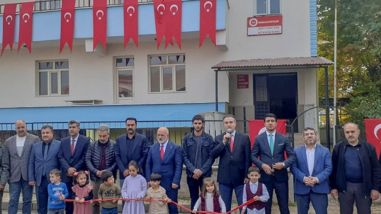 Şehit Yusuf Ataş Kız Kur'an Kursu dualarla açıldı