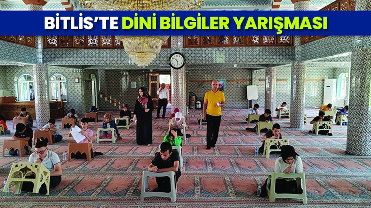 Bitlis’te dini bilgiler yarışması
