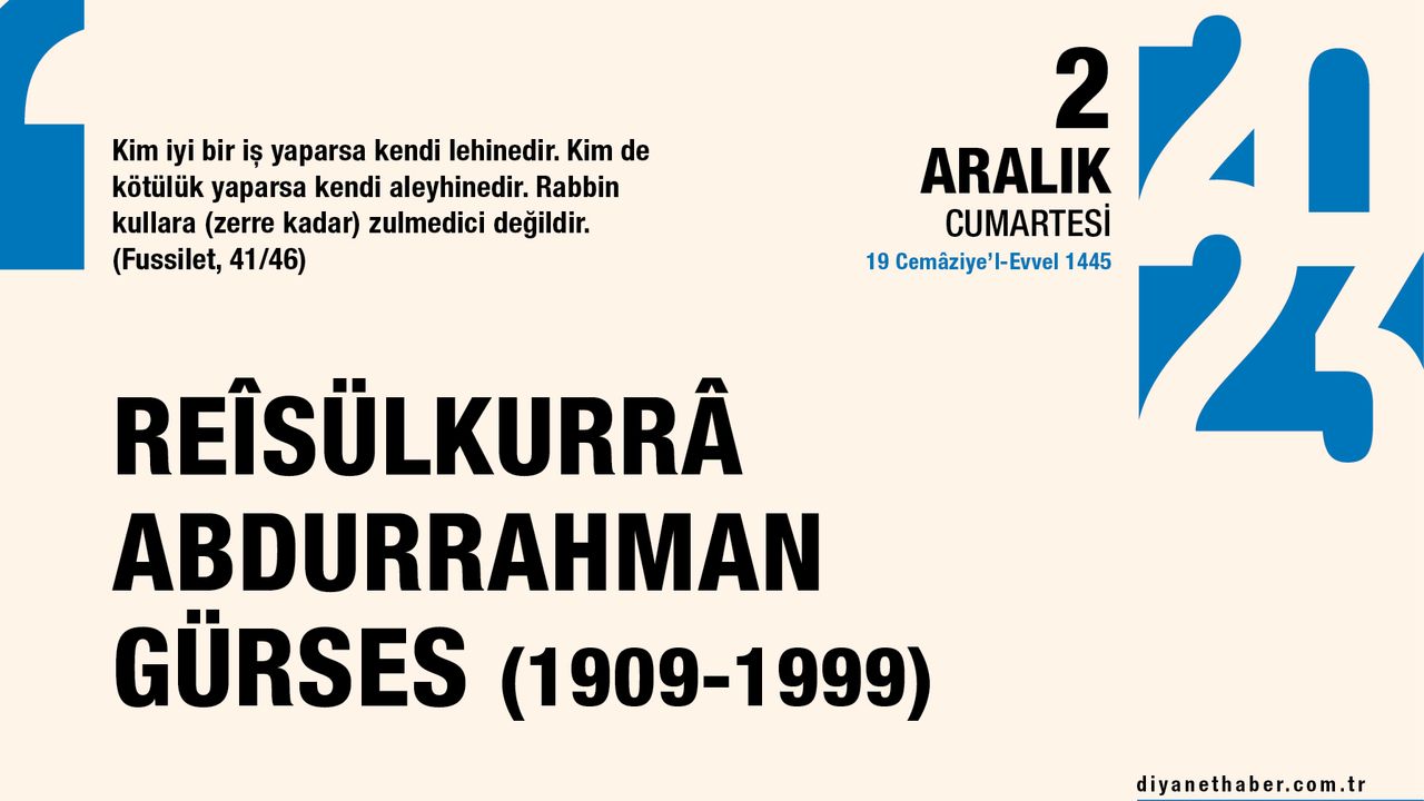 Reisülkurra Abdurrahman Gürses (1909-1999)