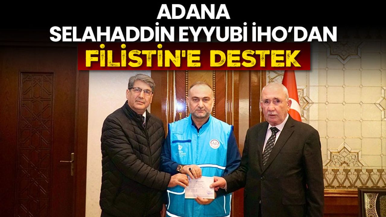 Adana Selahaddin Eyyubi İmam Hatip Ortaokulu’ndan Filistin'e destek