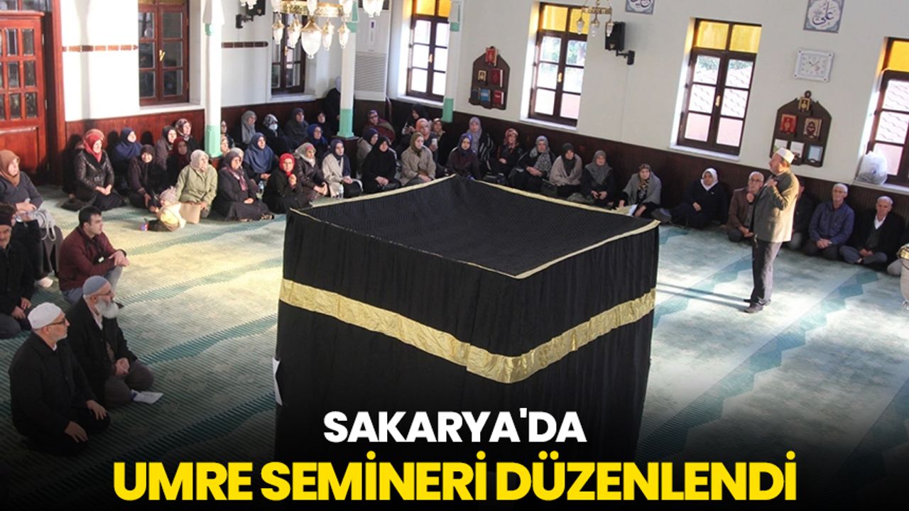 Sakarya'da umre semineri düzenlendi