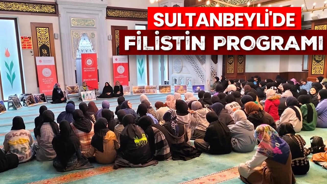 Sultanbeyli'de Filistin programı