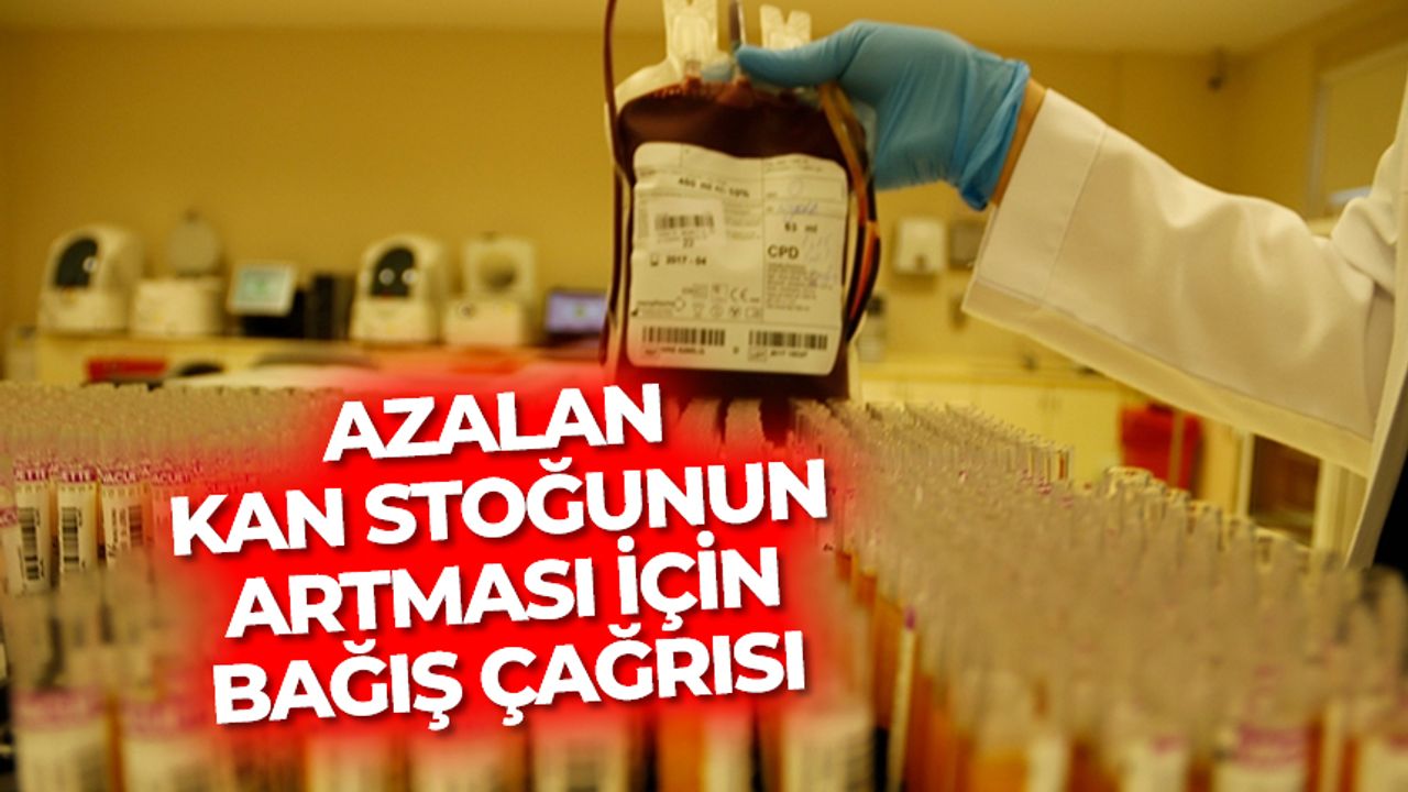 İç Anadolu'da azalan kan stoğunun artması için bağış çağrısı