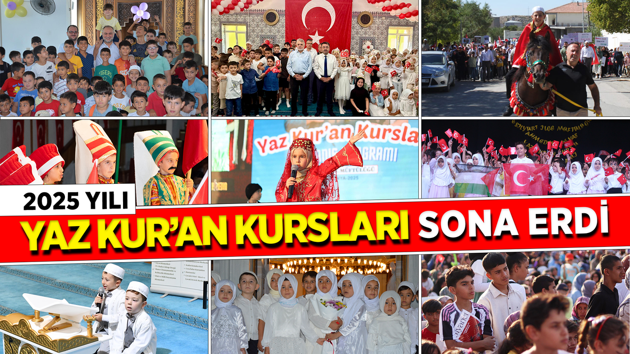2025 Yılı Yaz Kur’an Kursları sona erdi