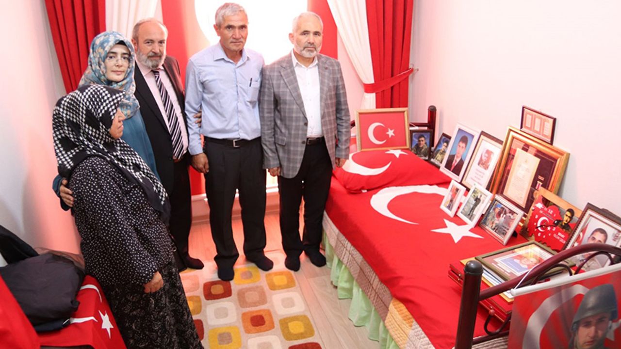 Müftülükten şehit ailesine vefa ziyareti