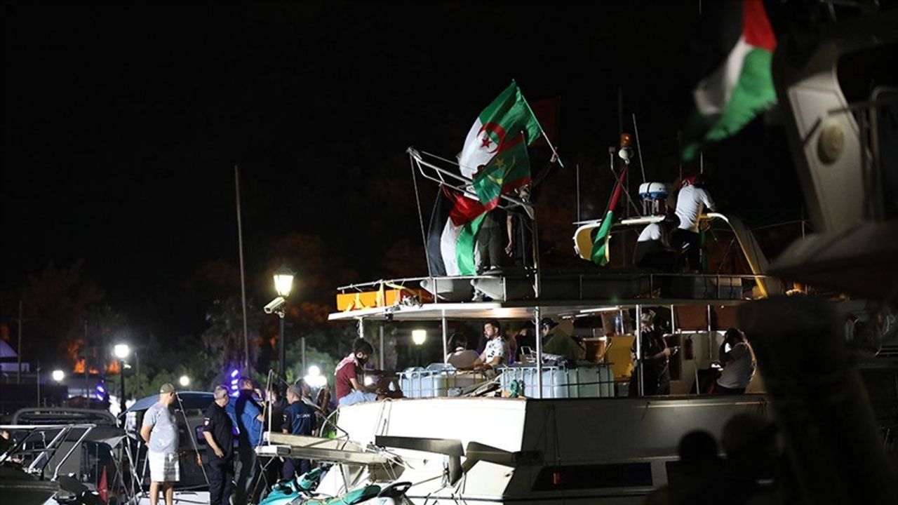 Küresel Sumud Filosu’nun yaklaşık 2 hafta içinde yardımlarla Gazze’ye ulaşması hedefleniyor