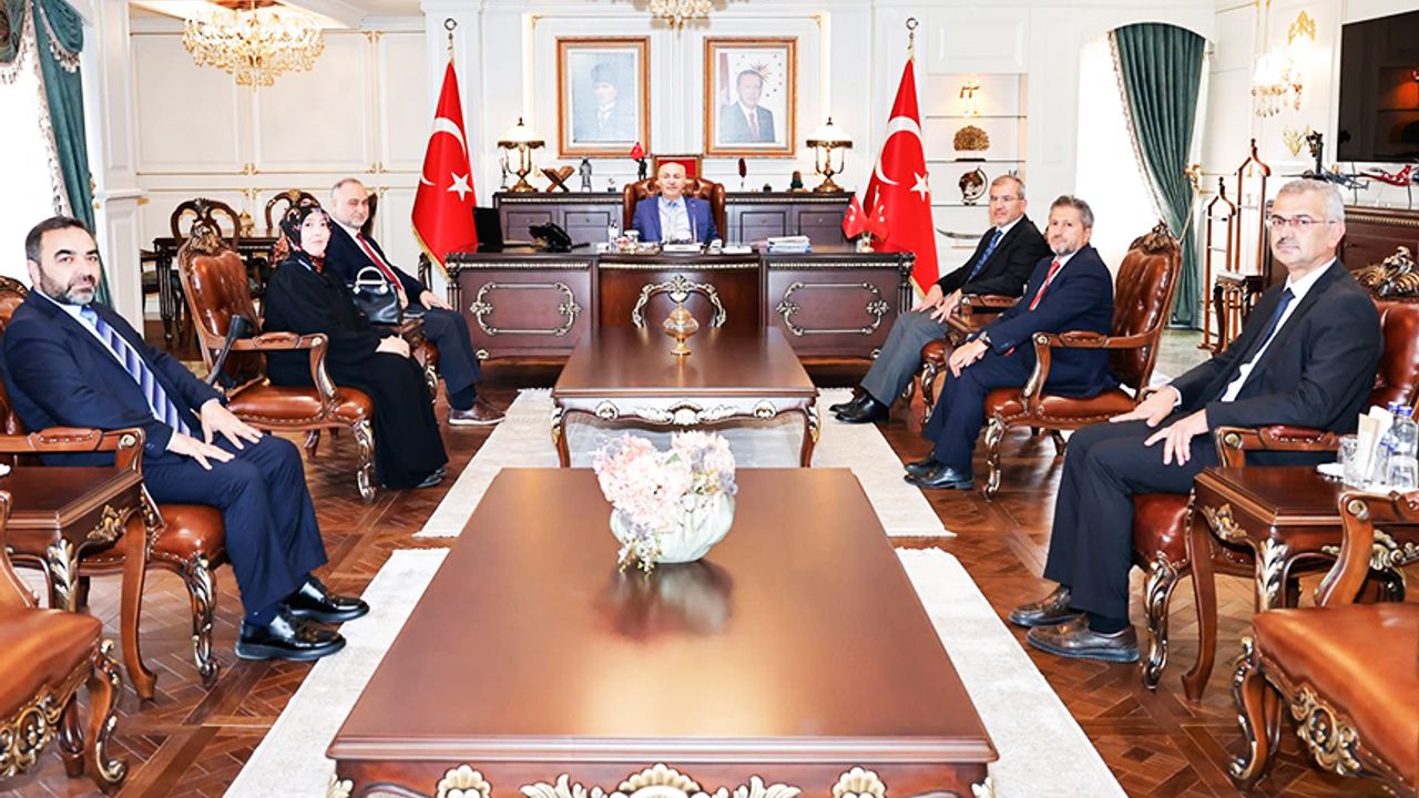 Adana Valisi Köşger, din görevlilerini kabul etti