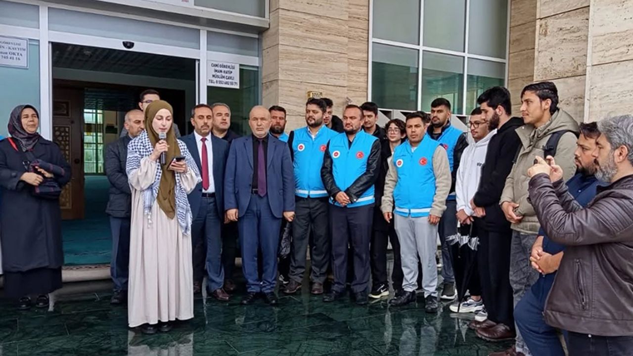 Muğla’da gençler, Gazze için bir araya geldi
