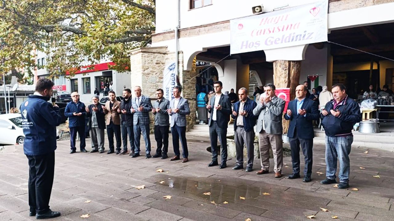 Şaphane’de Gazze için kermes açıldı