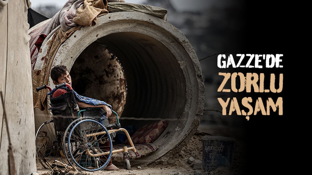 İşgalcilerin saldırıları altındaki Gazze’de zorlu yaşam