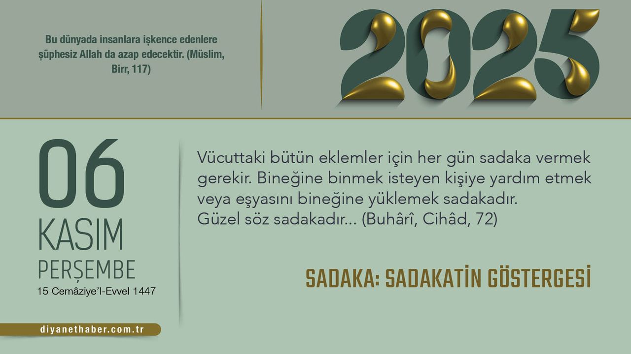 Sadaka: Sadakatin Göstergesi