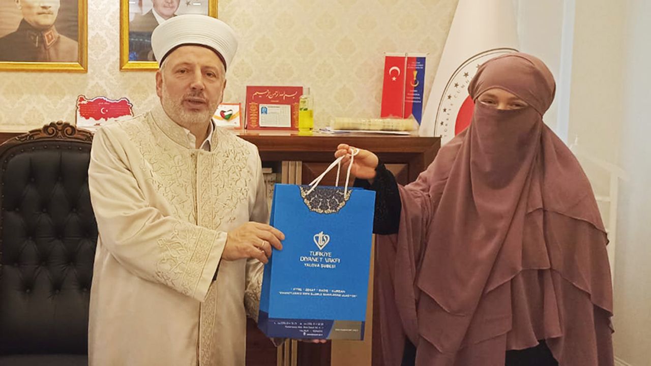 Letonyalı genç Yalova’da Müslüman oldu