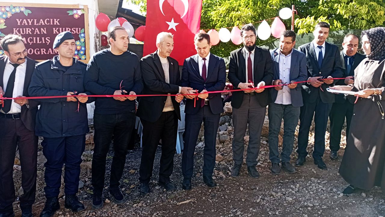 Arapgir Yaylacık Mahallesi Kur’an Kursu açıldı