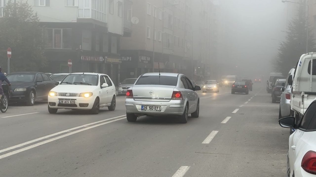 Eskişehir’de sis etkili oldu