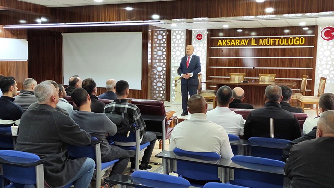Aksaray’da hükümlülere manevi rehberlik programı
