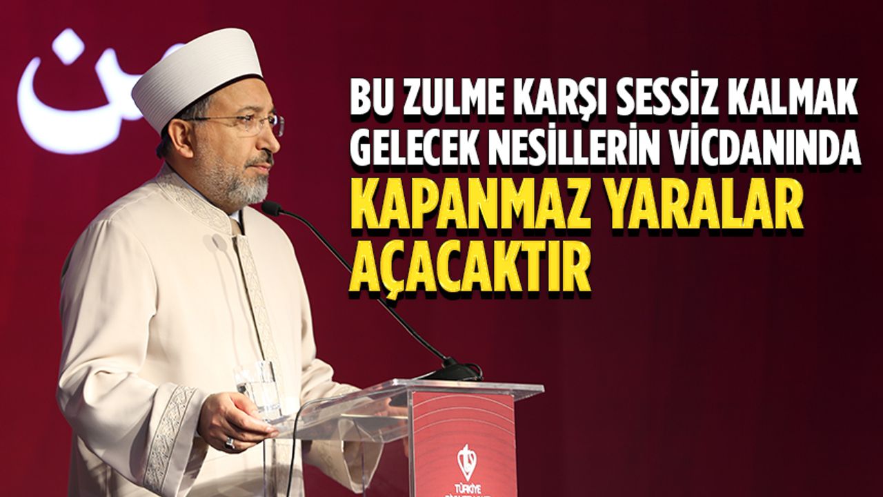 Arpaguş: Bu zulme karşı sessiz kalmak, gelecek nesillerin vicdanında kapanmaz yaralar açacaktır