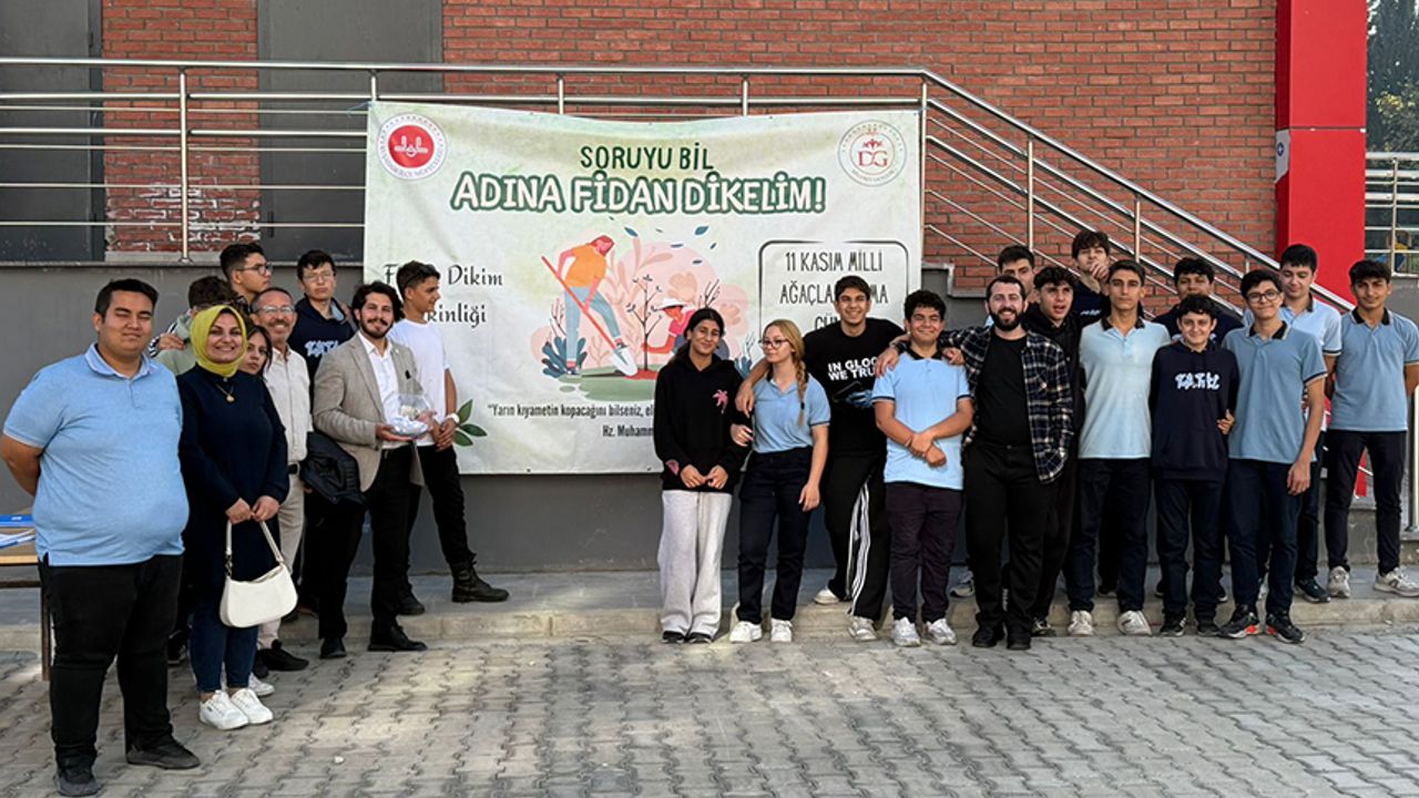 Kuşadası’nda “Soruyu Bil Adına Fidan Dikelim” projesi
