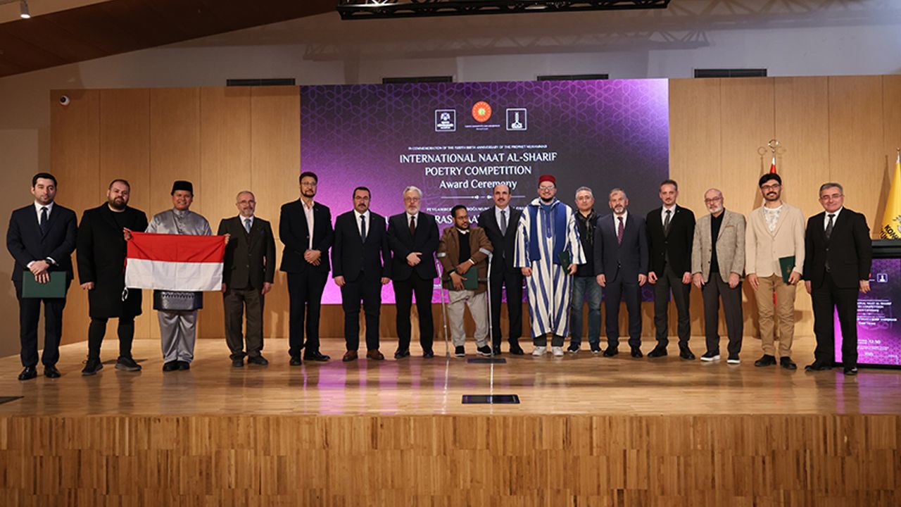 Uluslararası Naat-ı Şerif Yarışması’nda ödüller sahiplerini buldu