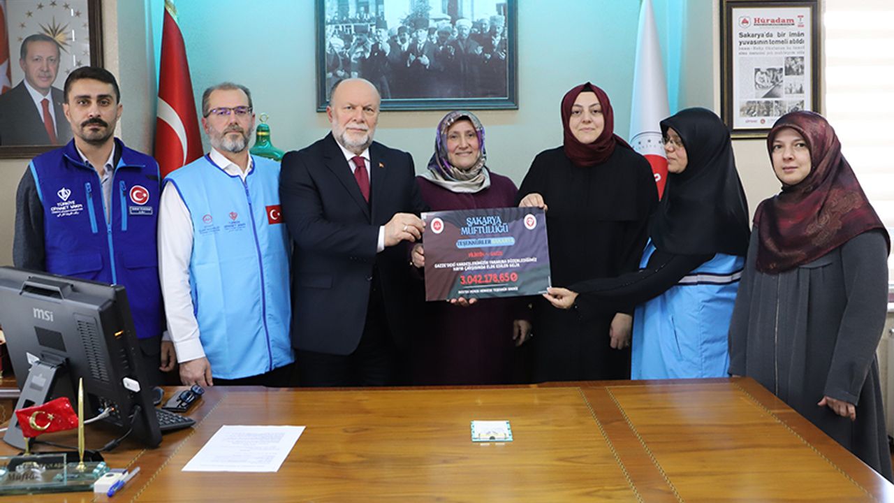 Sakarya’dan Gazze’ye büyük destek