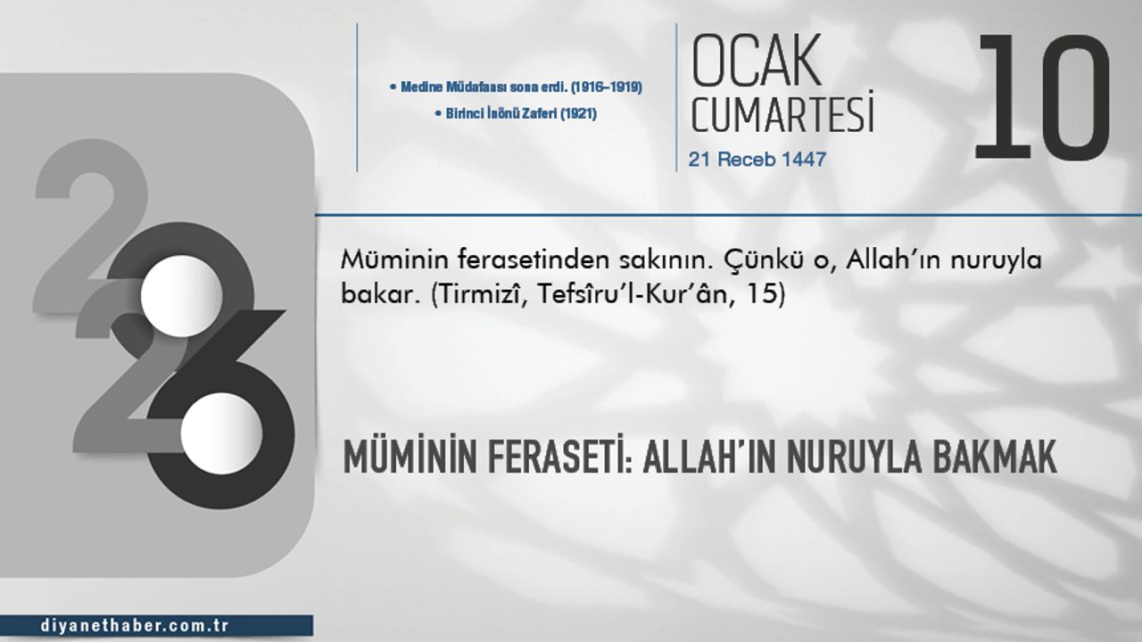 Müminin Feraseti: Allah’ın Nuruyla Bakmak