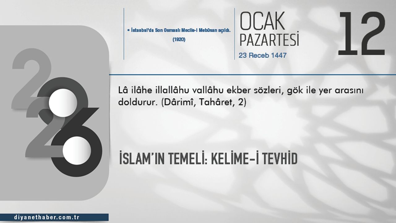 İslam’ın Temeli: Kelime-i Tevhid