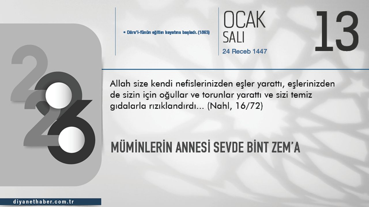 Müminlerin Annesi Sevde Bint Zem’a