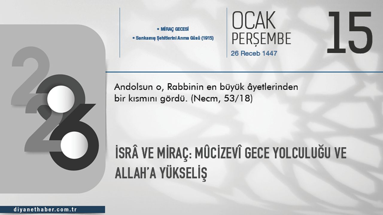İsrâ Ve Miraç: Mûcizevî Gece Yolculuğu Ve Allah’a Yükseliş