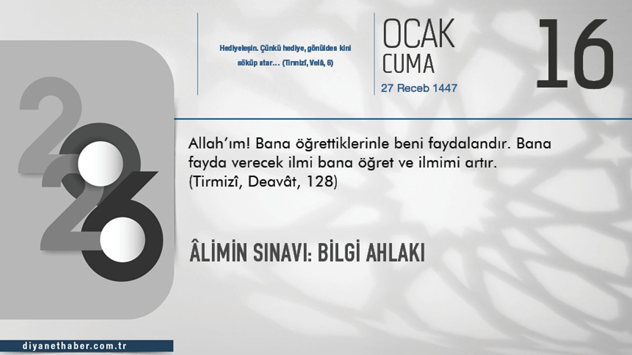 Âlimin Sınavı: Bilgi Ahlakı