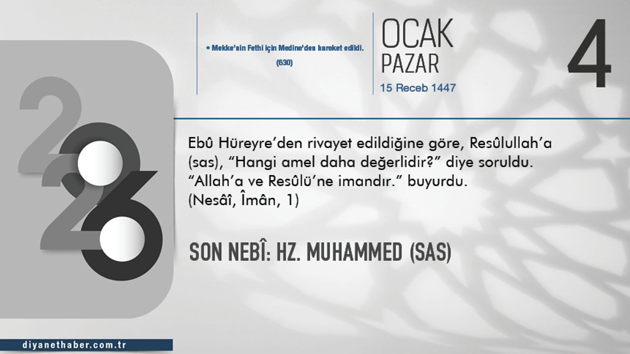Son Nebî: Hz. Muhammed (sas)