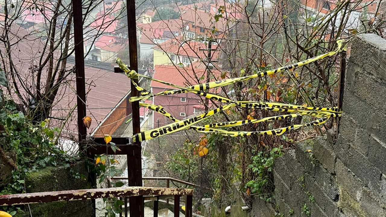 Zonguldak’ta heyelan