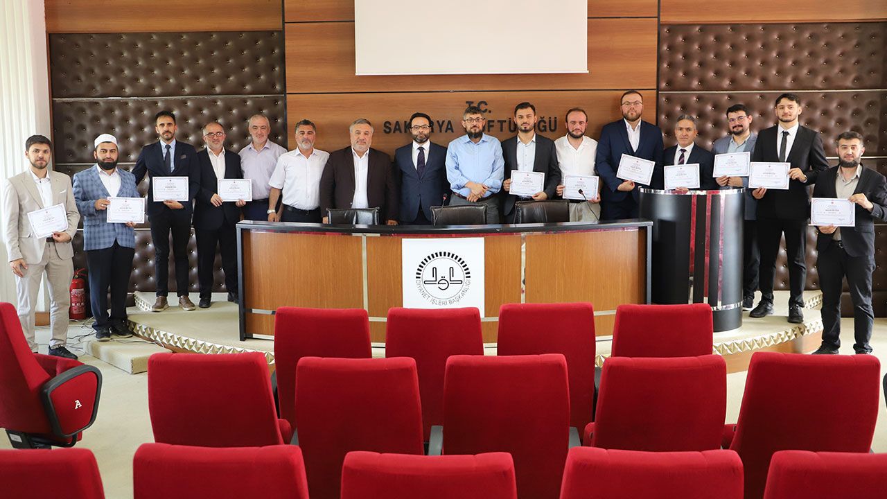Sakarya'da "Hizmet İçi Talim ve Tashih-i Huruf Kursu" tamamlandı