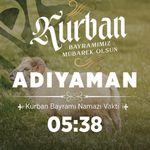 Adıyaman ve ilçeleri için Kurban Bayramı namazı saatleri (2024)