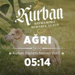 Ağrı ve ilçeleri için Kurban Bayramı namazı saatleri (2024)